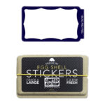 EGGSHELL Purple Wavy Border Blanks - 80PCS