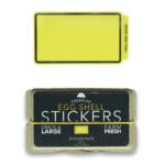 EGGSHELL Yellow Line Border Blanks - 80pcs